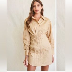 Kaki shirt dress brand new